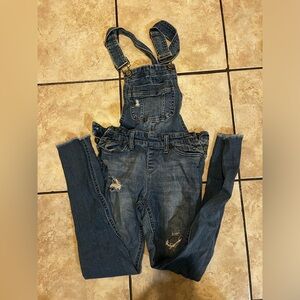 Distressed Overalls